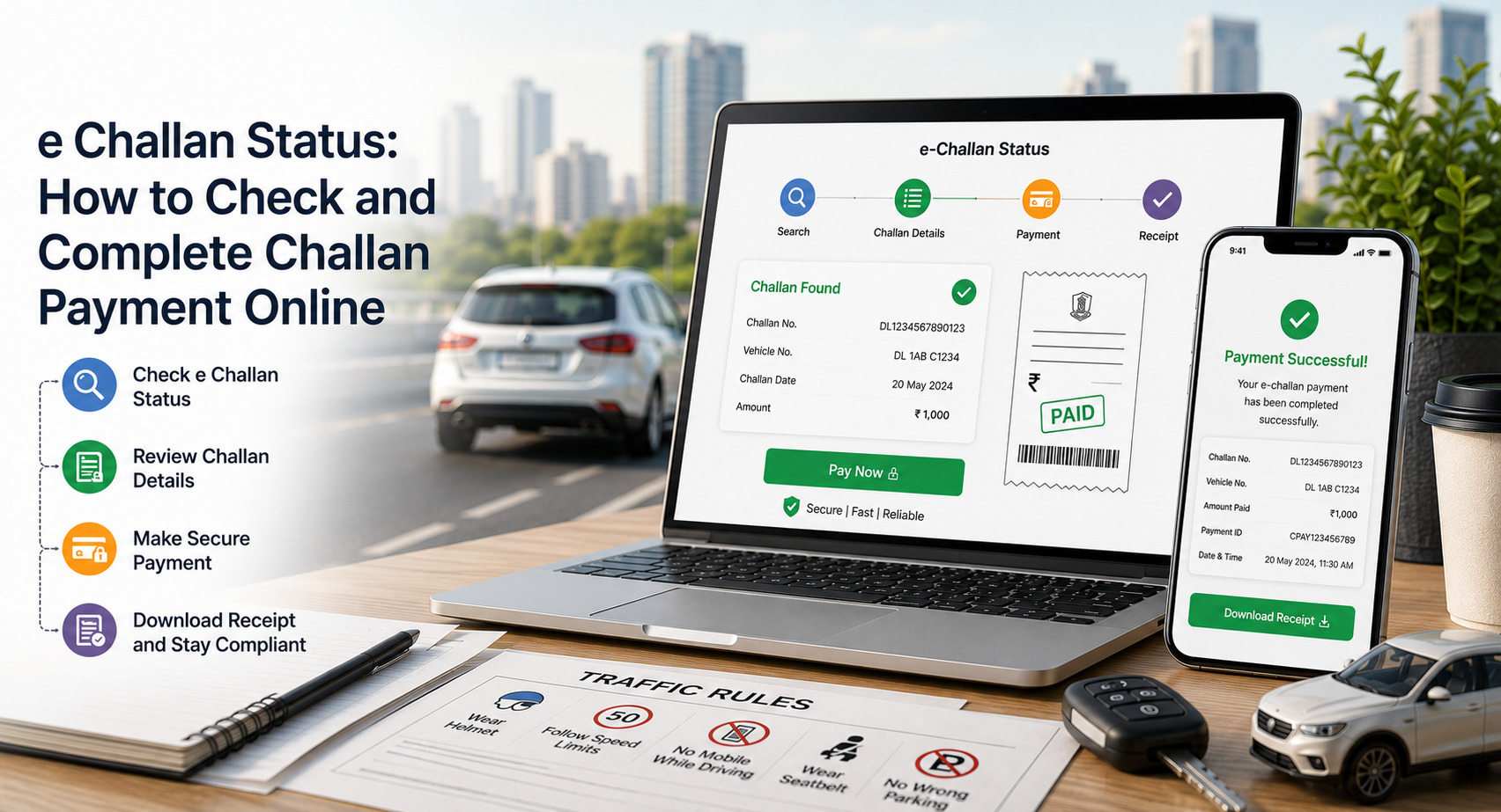 E-Challan Status: How to Check and Complete Challan Payment Online