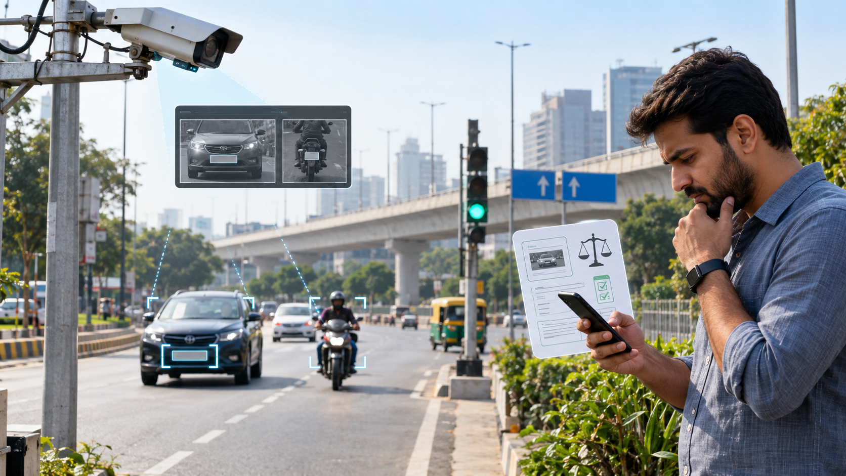 AI Traffic Cameras in India: Can a Camera-Generated Challan Be Challenged?