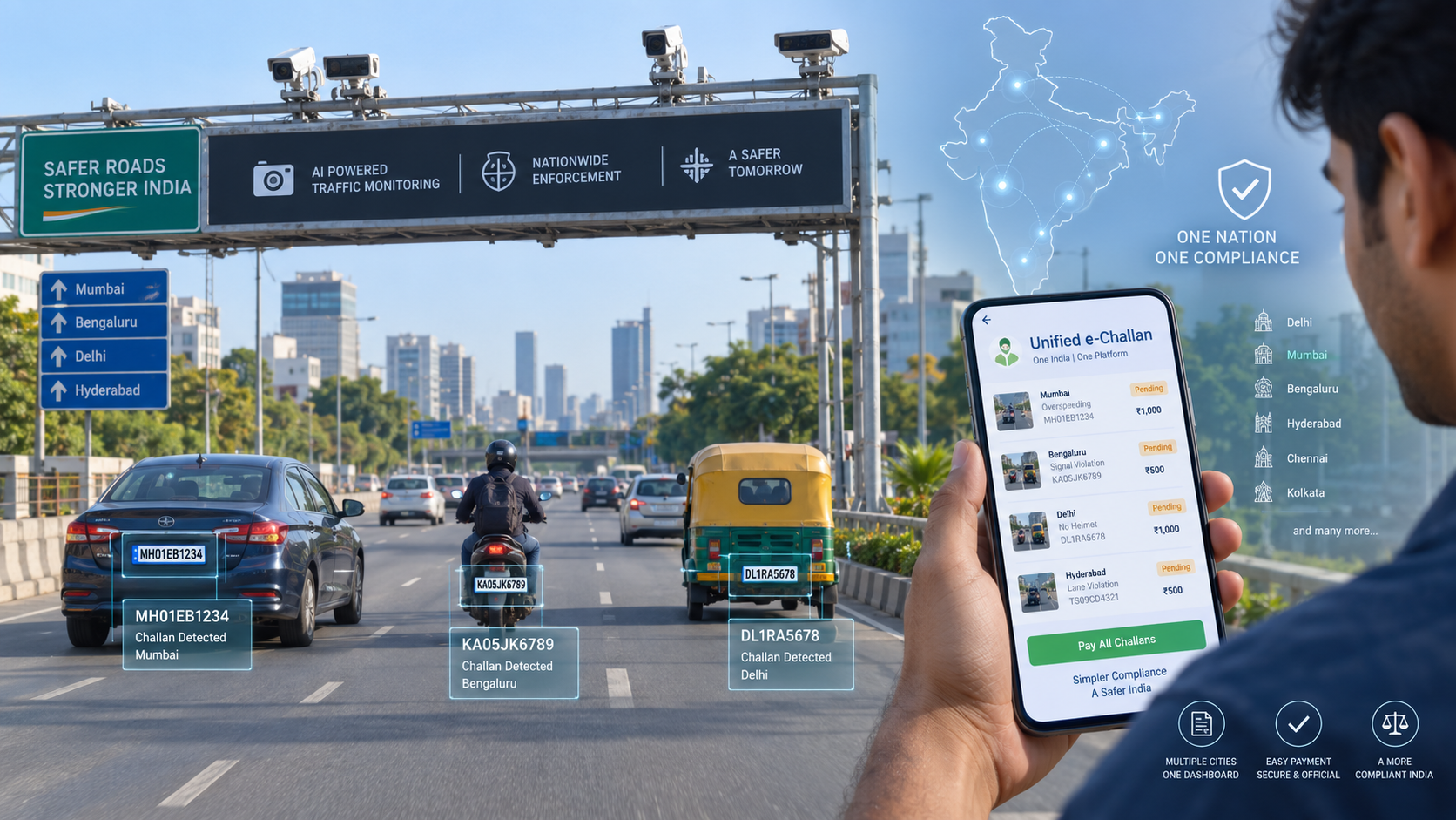 One Nation, One Challan in 2026: How India’s Unified Traffic Enforcement Is Changing Driver Compliance