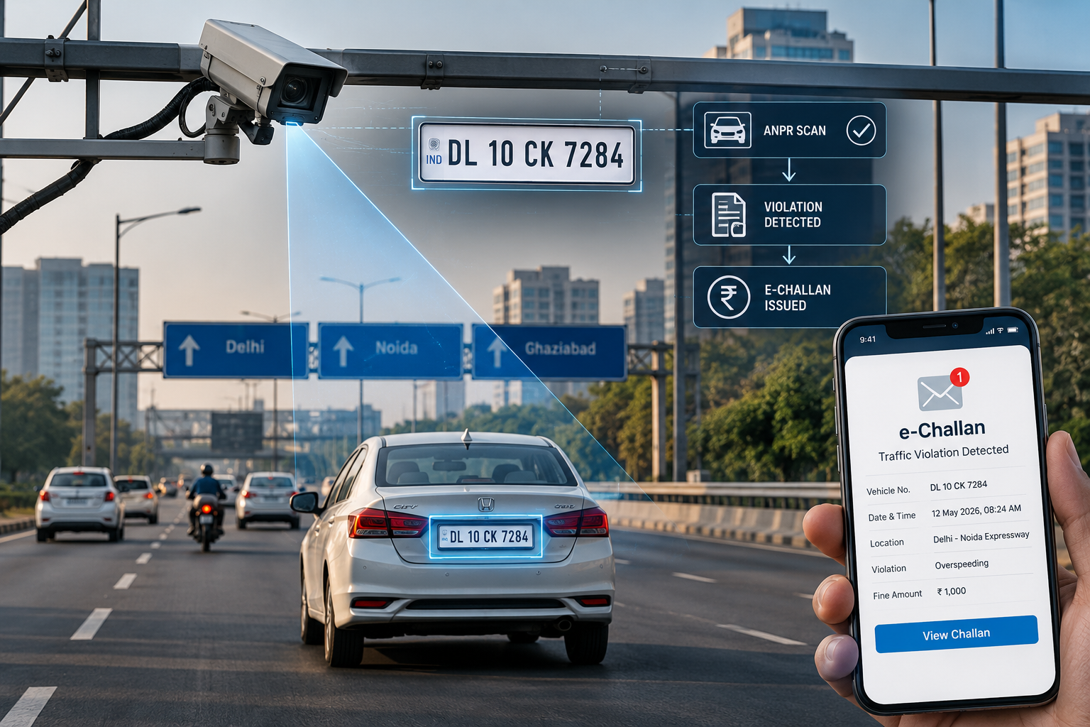 Can ANPR Cameras Issue a Traffic Challan Without Stopping Your Vehicle? The Legal Process Explained