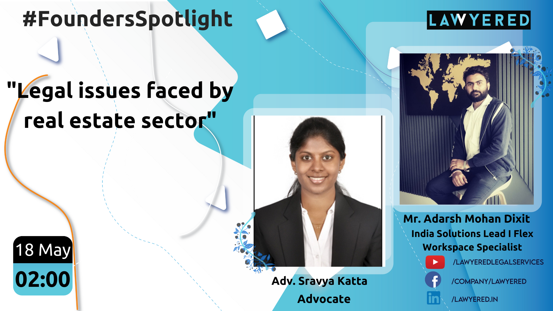 #FounderSpotlight on Legal issues faced by real estate sector with Adv. Sravya Katta Katta