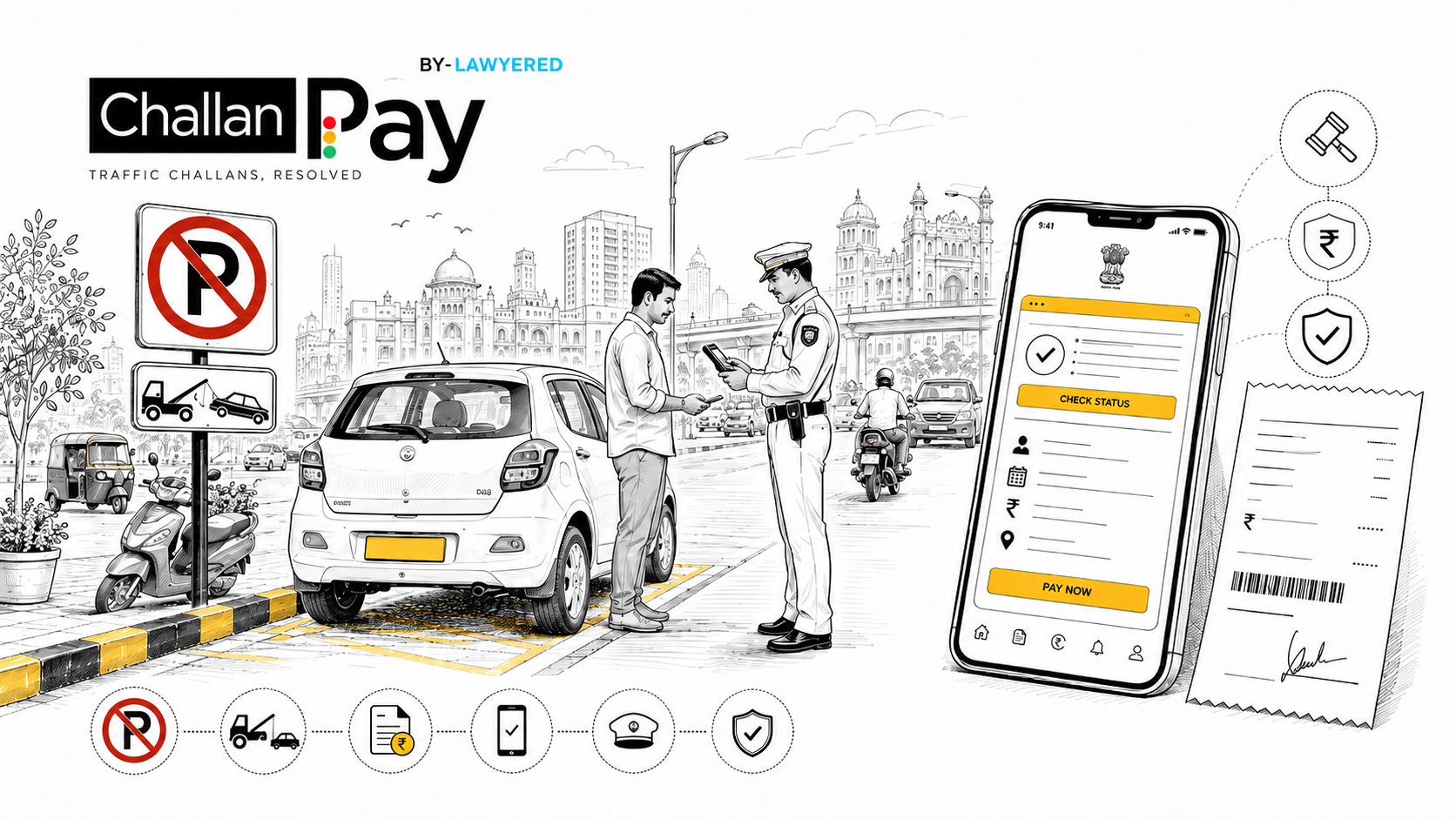 No Parking Challan in India: Traffic Rules, Fines, Online Checks and What Drivers Should Know Sahu